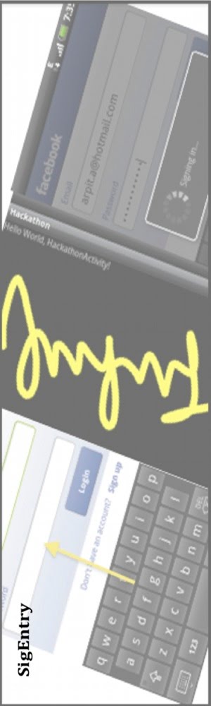 SigEntry signature login on Android